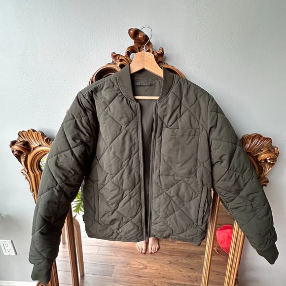 Frank And Oak Skyline Reversible Bomber in Rosin, size small - Picture 2 of 14